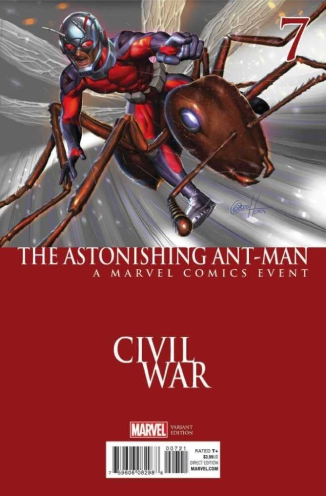 Astonishing Ant-Man #07 Horn Civil War Variant