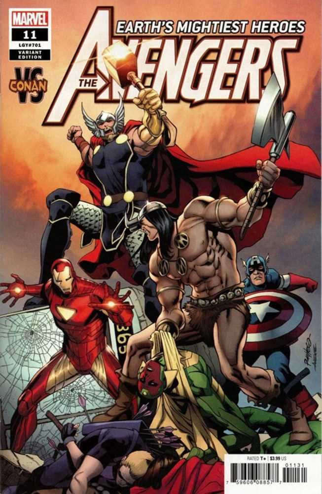 Avengers (2018) #11 Pacheco Conan vs Marvel Variant