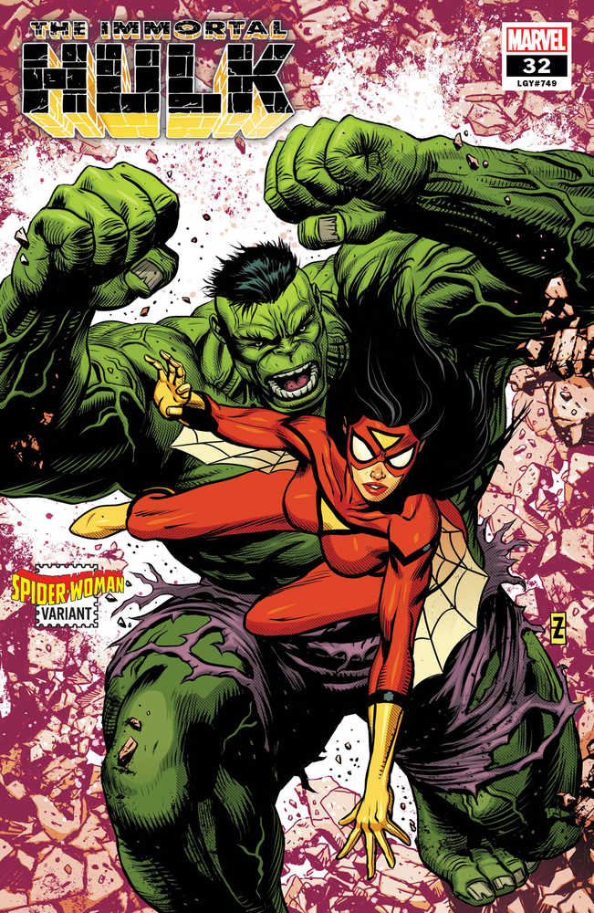 Immortal Hulk #32 Zircher Spider-Woman Variant