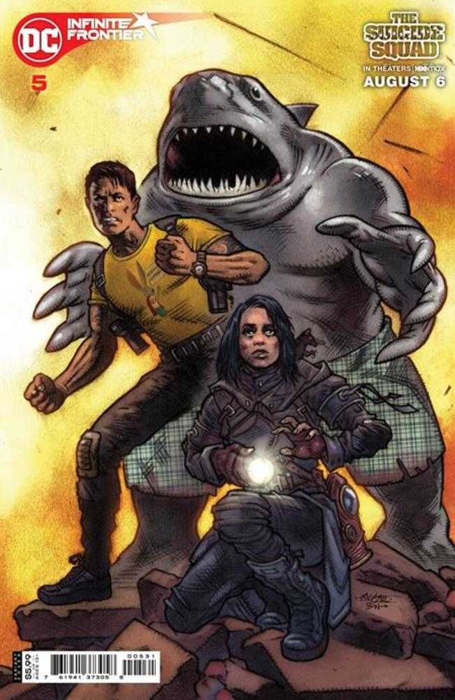 Infinite Frontier #5 (Of 6) Cover C John K Snyder III The Suicide Squad Movie Card Stock Variant