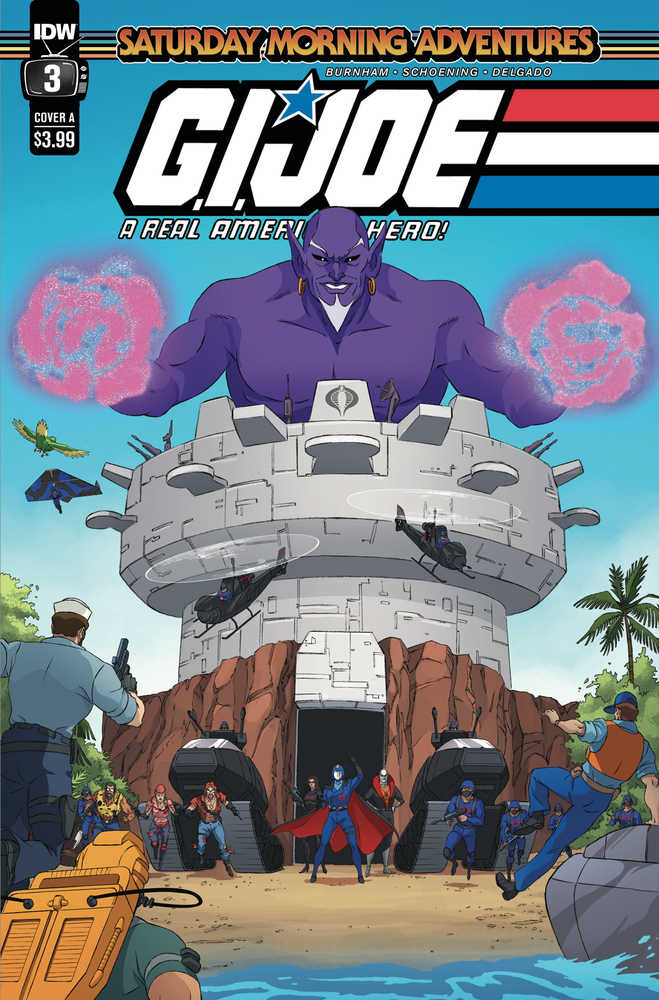 G.I. Joe Saturday Morning Adventure #3 (Of 4) Cover A Schoening