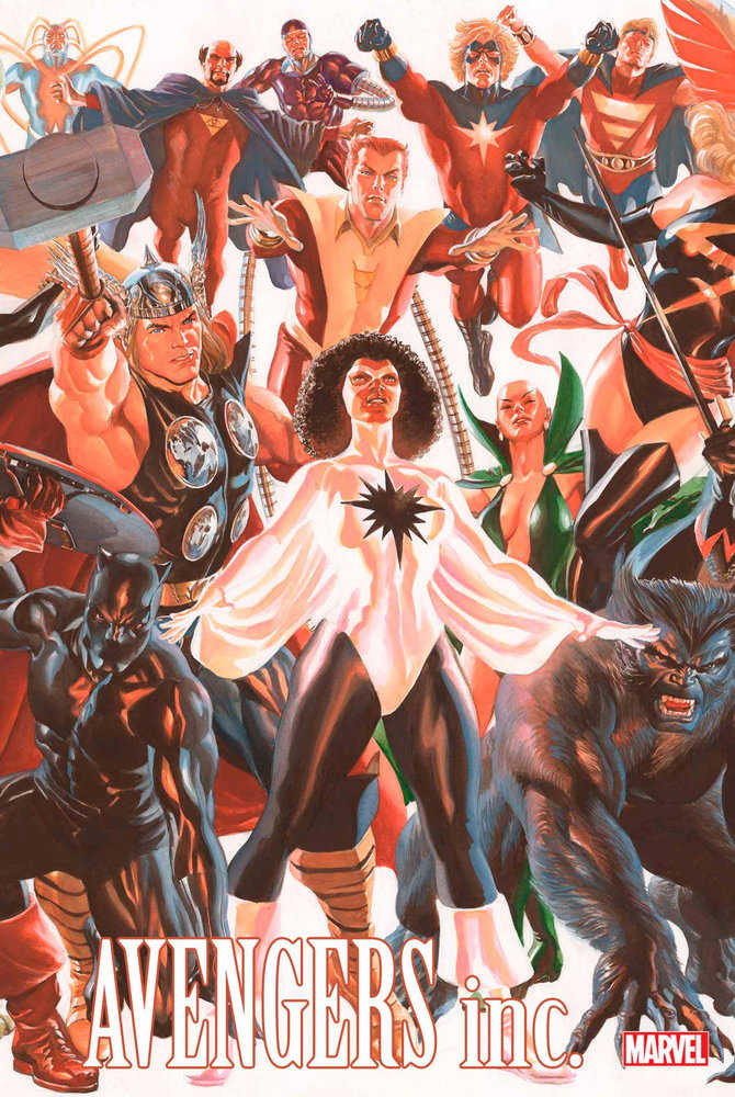 Avengers Inc #1 Alex Ross Connecting Avengers Variant Part C