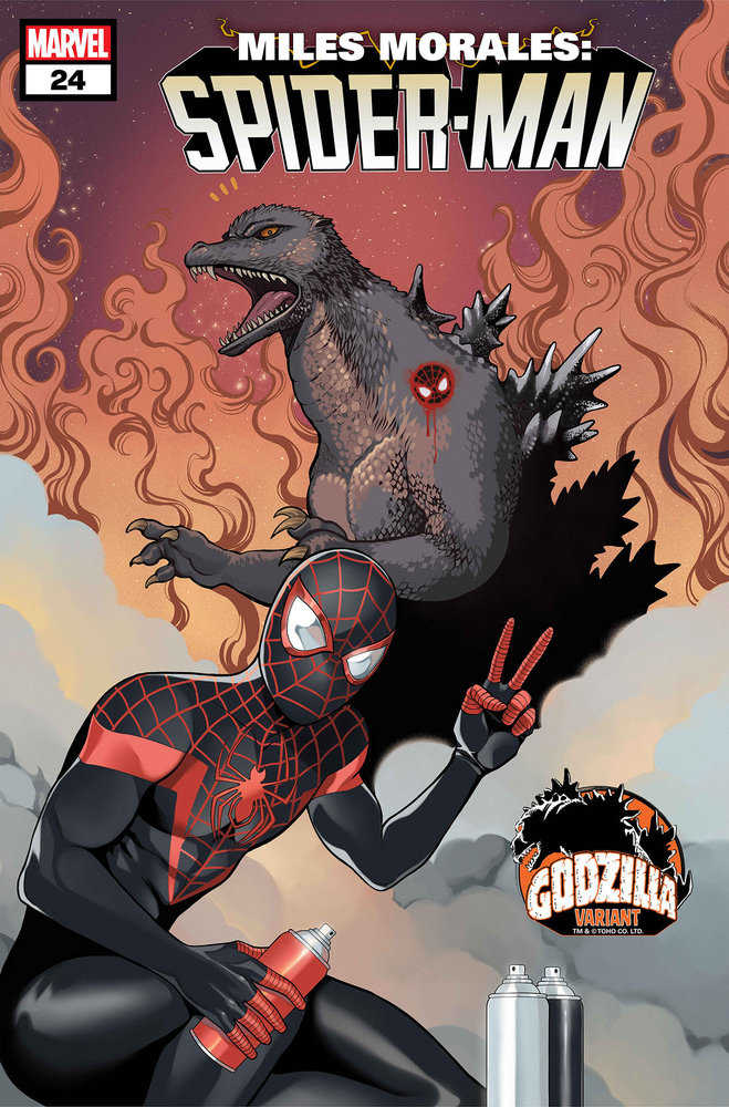 Miles Morales Spider-Man #24 Romy Jones Godzilla Variant