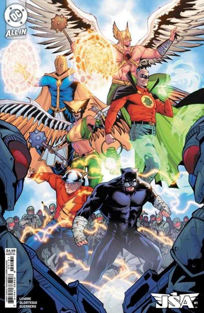 JSA #01 Cover C Travis Mercer Card Stock Variant