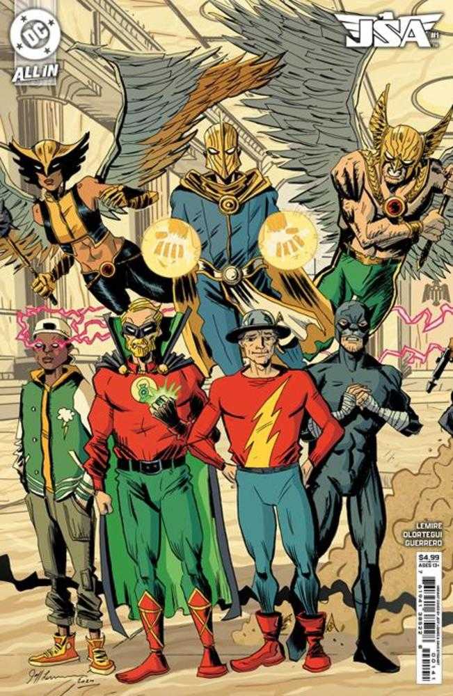 JSA #01 Cover D Jeff Lemire Card Stock Variant