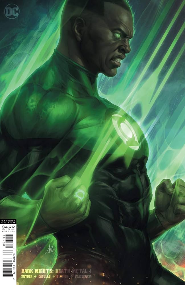 Dark Nights Death Metal #4 (Of 7) Cover D Stanley Artgerm Lau Green Lantern John Stewart Variant