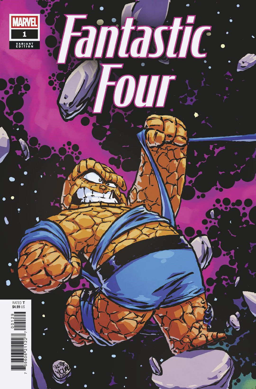 Fantastic Four #01 Skottie Young 5-Part Connecting Variant
