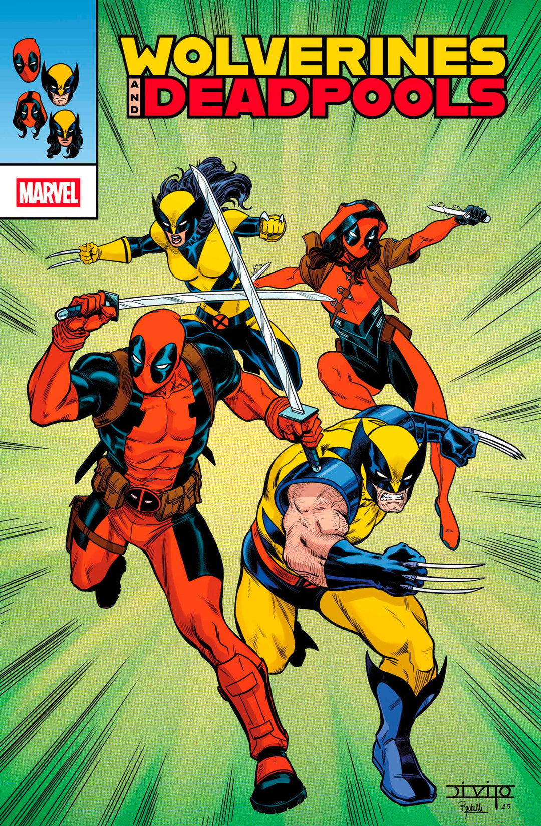 Wolverines & Deadpools #1 Andrea Di Vito Retrovision Variant