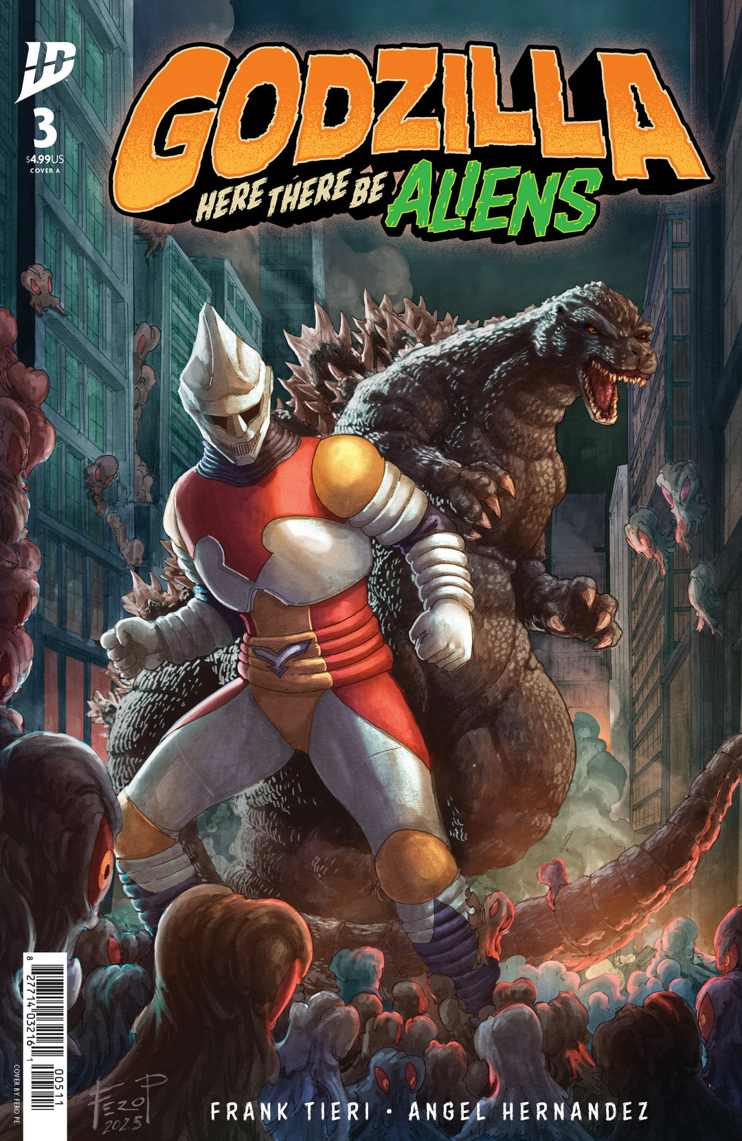Godzilla: Here There Be Aliens #3 Cover A (Pe)