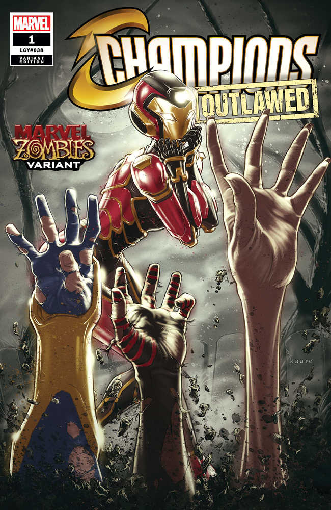 Champions (2019) #01 Andrews Marvel Zombies Variant