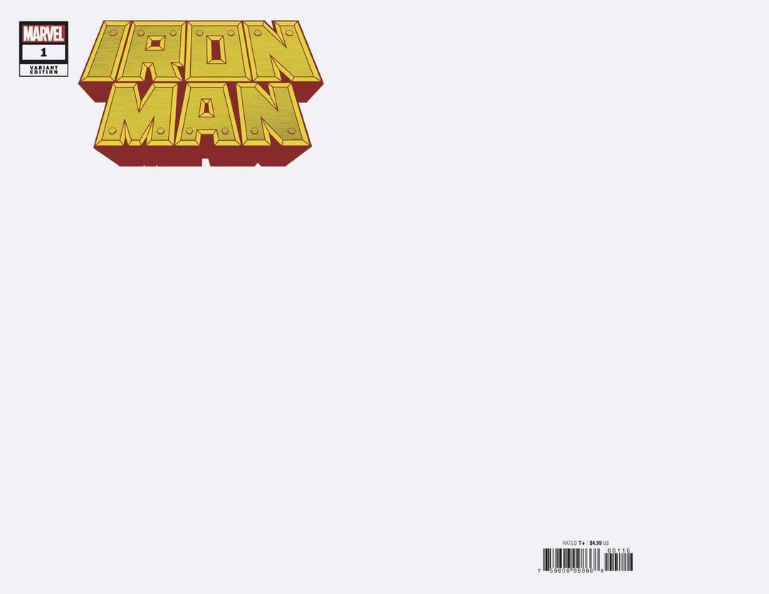 Iron Man (2020) #01 Blank Variant