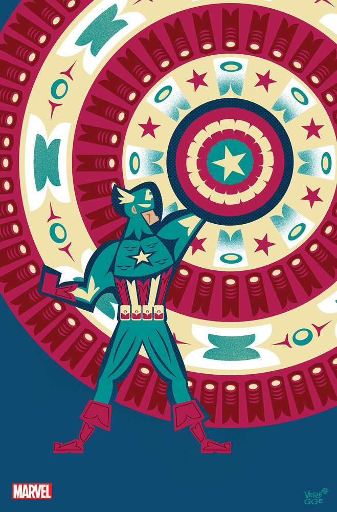 Captain America (2017) #25 Veregge Captain America Variant