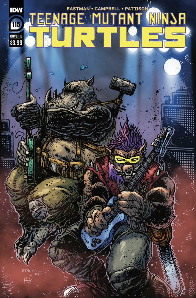 Teenage Mutant Ninja Turtles Ongoing #115 Cover B Eastman