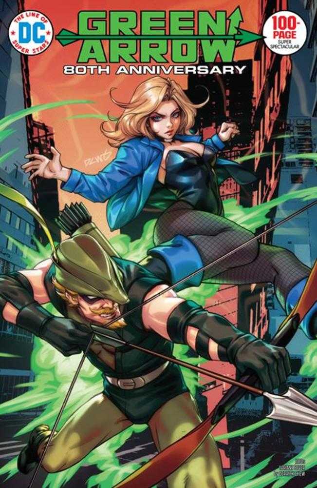 Green Arrow 80th Anniversary 100-Page Super Spectacular #1 Cover E Derrick Chew 1970s Variant