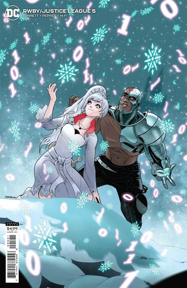 Rwby Justice League #5 (Of 7) Cover B Simone Di Meo Card Stock Variant