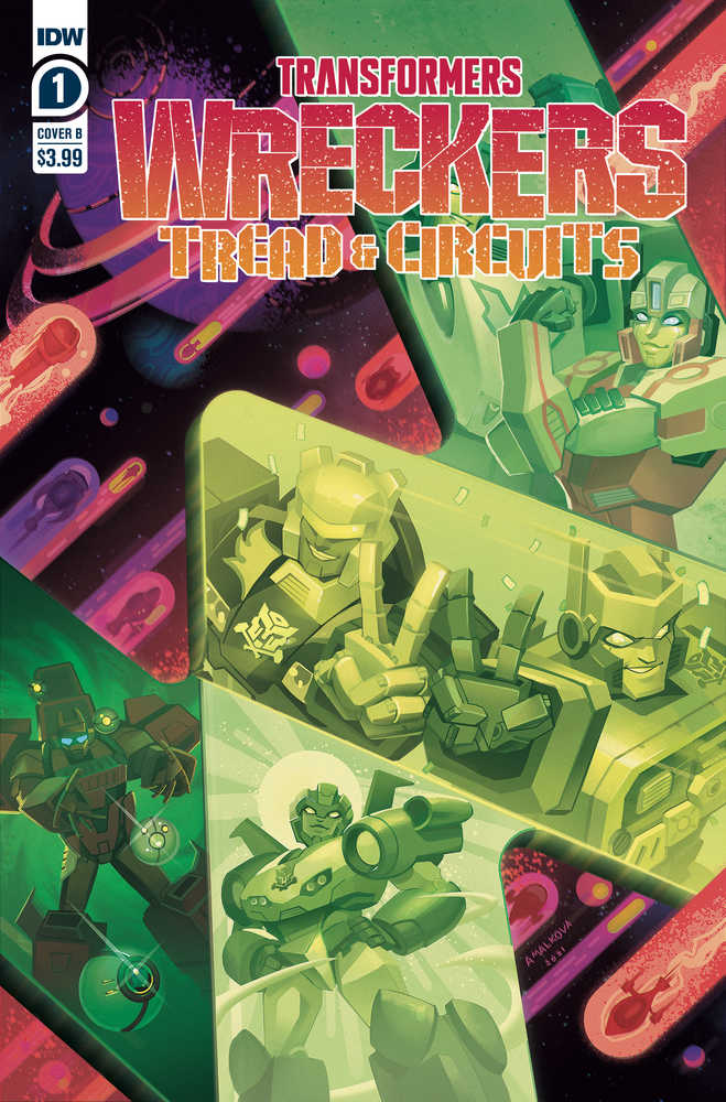 Transformers Wreckers Tread & Circuits #1 (Of 4) Cover B Malk