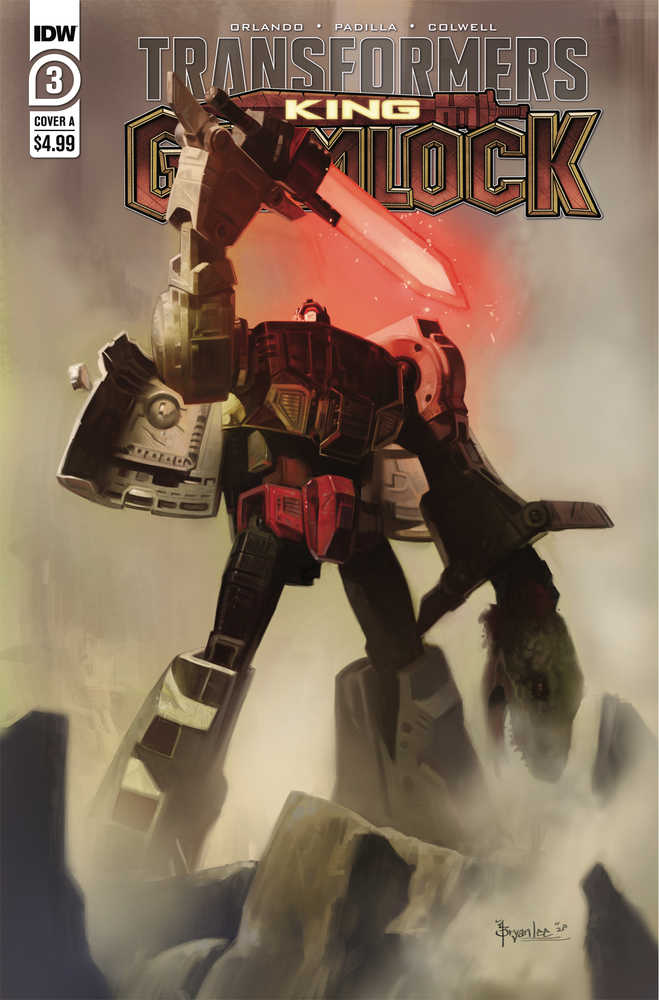 Transformers King Grimlock #3 (Of 5) Cover A Bryan Lee