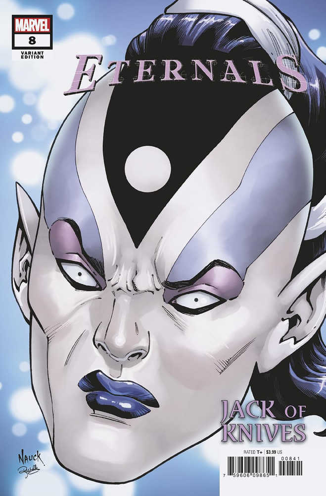 Eternals (2021) #08 Nauck Headshot Variant