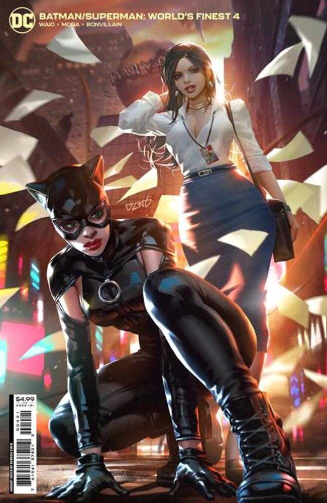 Batman Superman Worlds Finest #04 Cover B Derrick Chew Card Stock Variant
