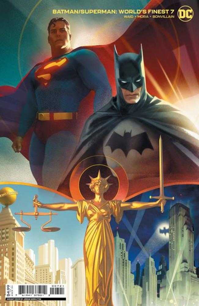 Batman Superman Worlds Finest #07 Cover B Joshua Middleton Card Stock Variant