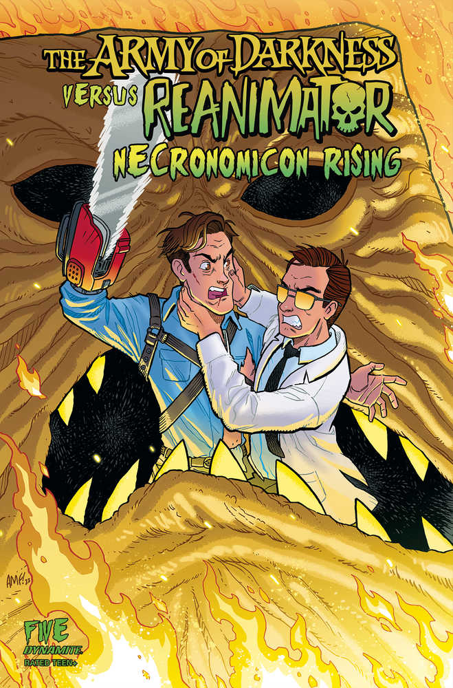 Army of Darkness vs Reanimator Necronomicon Rising #5 Cover A Fleecs