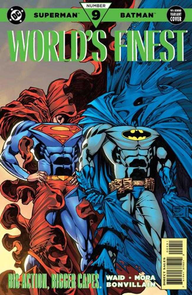 Batman Superman Worlds Finest #09 Cover C Mario Fox Foccillo 90s Cover Month Card Stock Variant