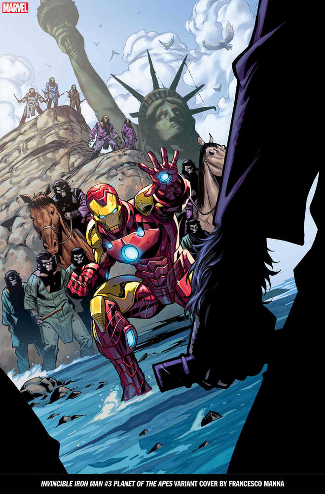 Invincible Iron Man #03 Manna Planet Of The Apes Variant