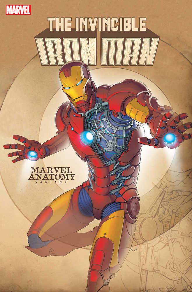 Invincible Iron Man #03 Lobe Marvel Anatomy Variant