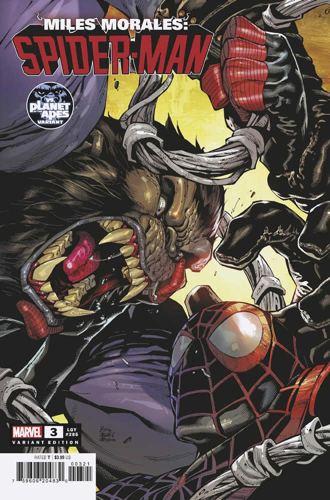Miles Morales Spider-Man #03 Stegman Planet Of The Apes Variant