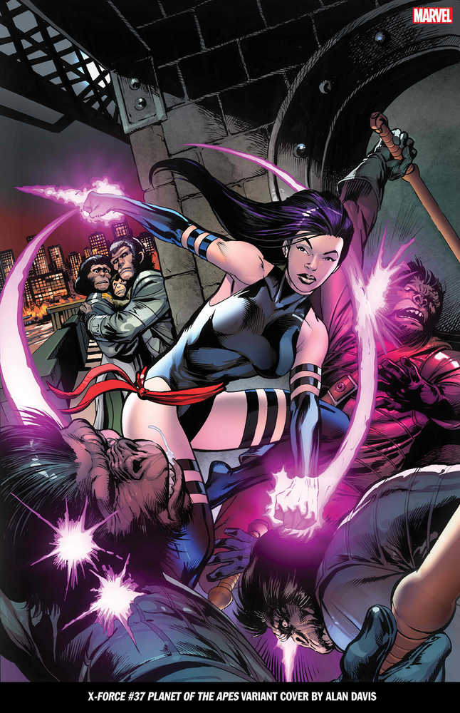 X-Force (2019) #37 Davis Planet Of The Apes Variant