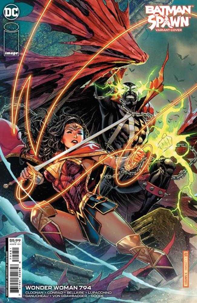 Wonder Woman (2016) #794 Cover E Jim Cheung DC Spawn Card Stock Variant
