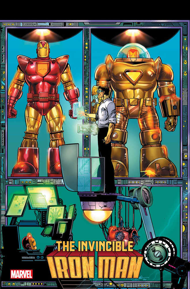 Invincible Iron Man #04 Layton Connecting Variant