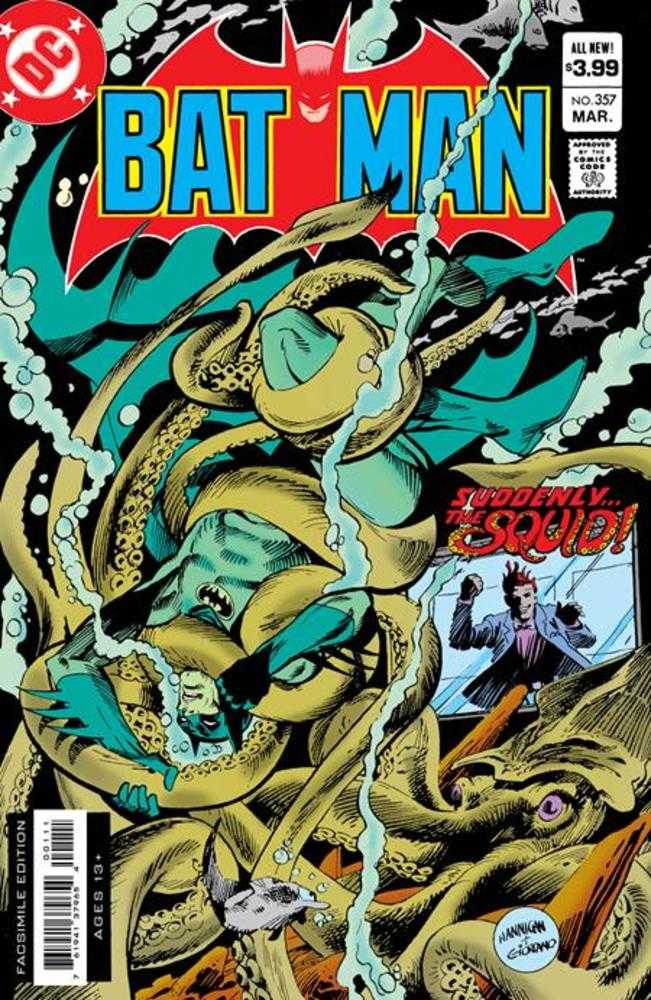 Batman (1940) #357 Facsimile Edition Cover A Edition Hannigan & Dick Giordano