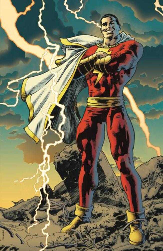 Shazam #01 Cover D Mike Deodato Jr Spot Foil Card Stock Variant