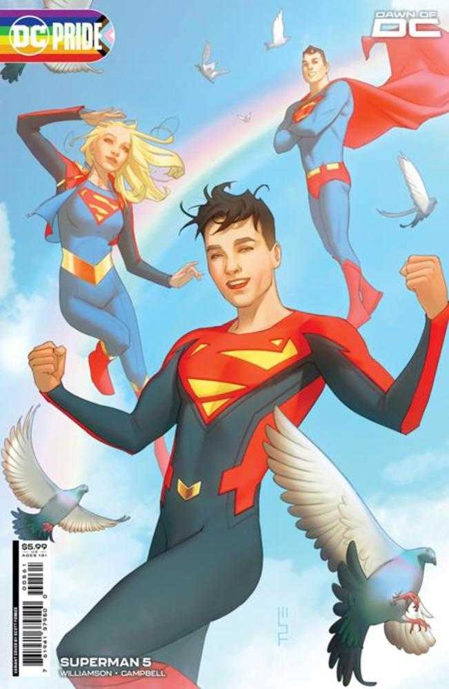 Superman #05 Cover D W Scott Forbes DC Pride Card Stock Variant