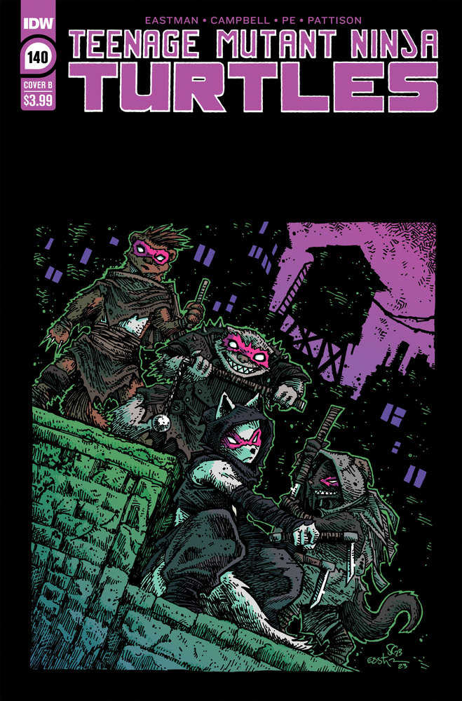 Teenage Mutant Ninja Turtles Ongoing #140 Variant B (Eastman)