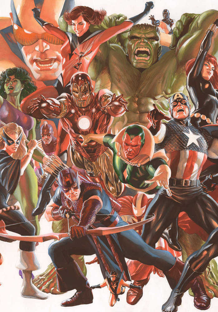 Avengers #04 Alex Ross Connecting Avengers Variant Part B