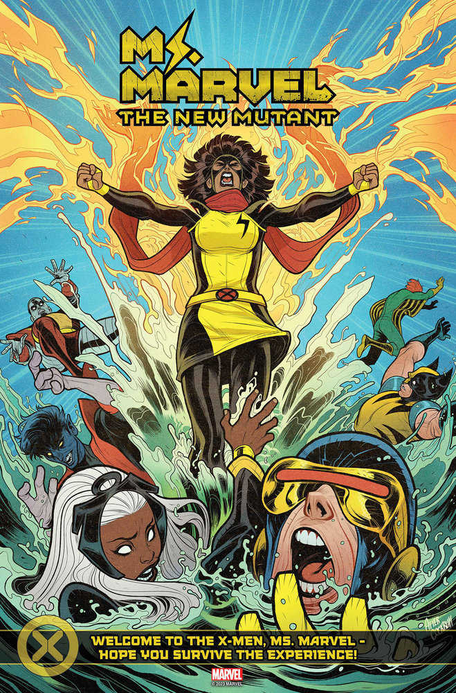 Ms. Marvel New Mutant #1 Elizabeth Torque Team Homage Variant