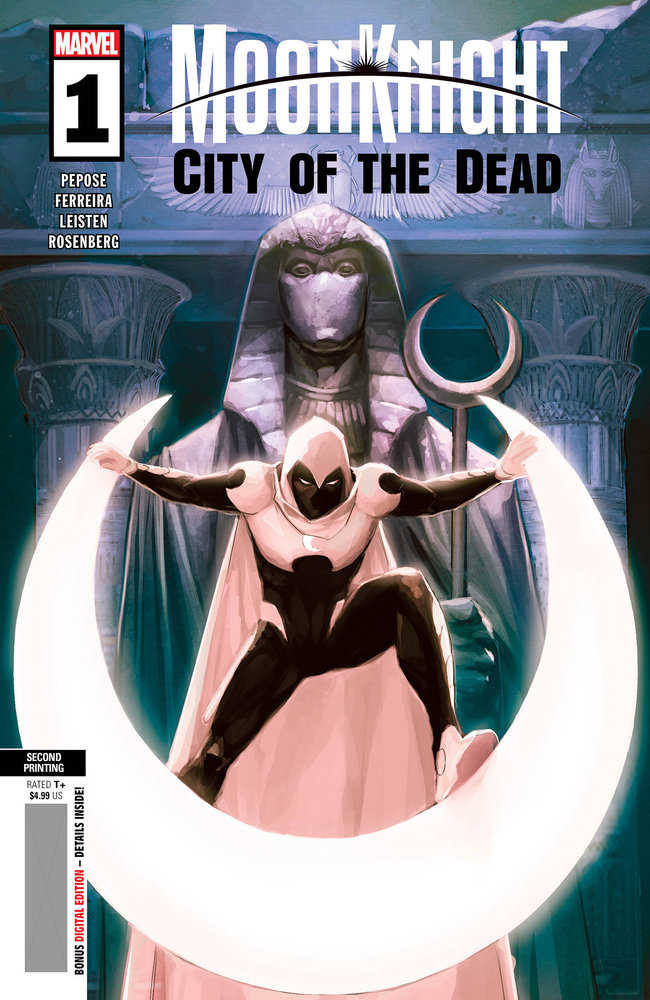 Moon Knight City Of Dead #1 Rod Reis 2nd Print Variant