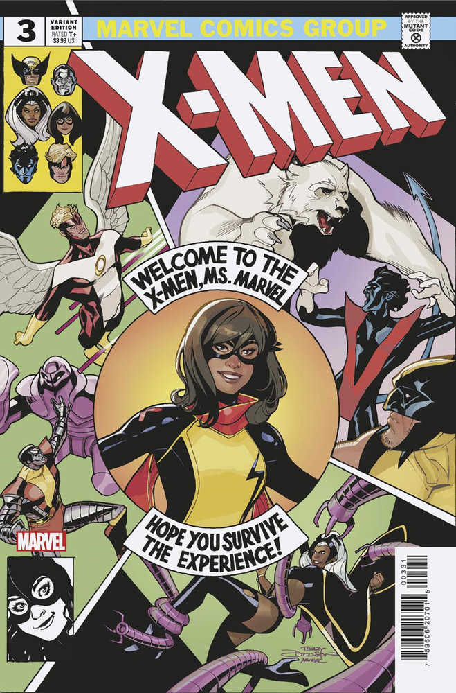 Ms. Marvel New Mutant #3 Terry Dodson Team Homage Variant