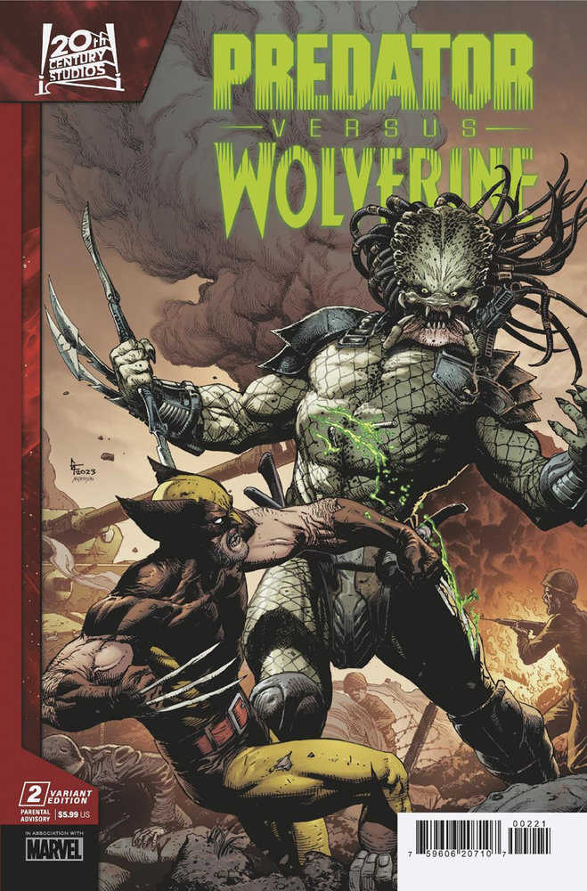 Predator vs Wolverine #2 Gary Frank Variant