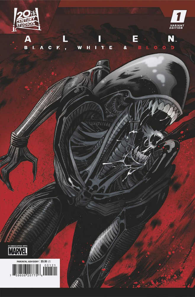 Alien Black, White & Blood #1 Elena Casagrande Variant