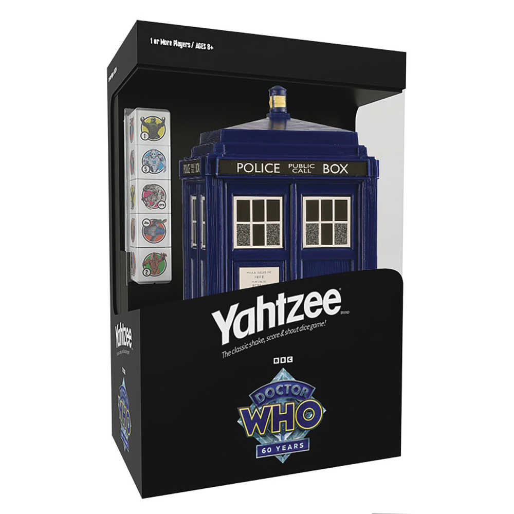 Yahtzee Dr Who Tardis 60th Ann Game
