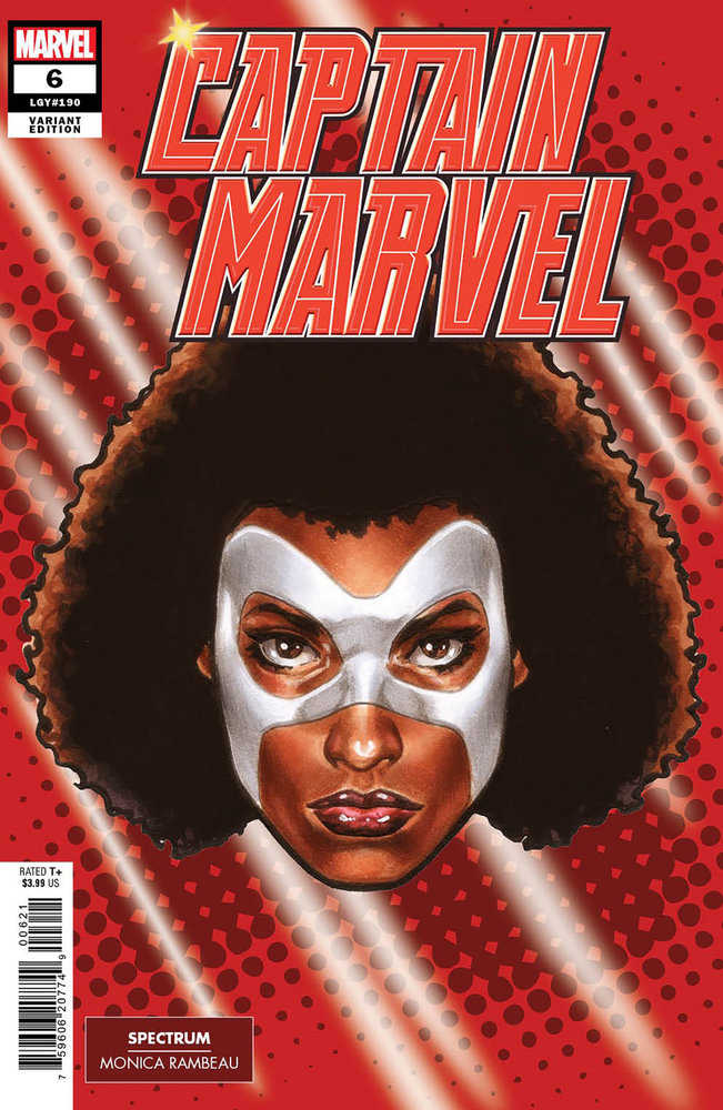 Captain Marvel #06 Mark Brooks Headshot Variant
