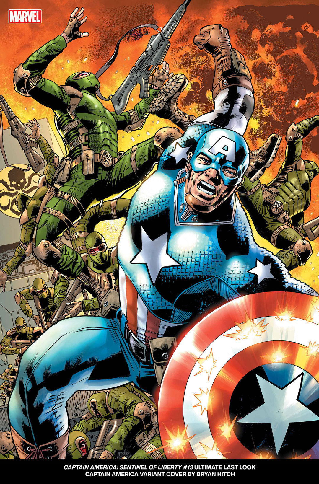 Captain America Sentinel Of Liberty #13 Bryan Hitch Ultimate Last Look Variant