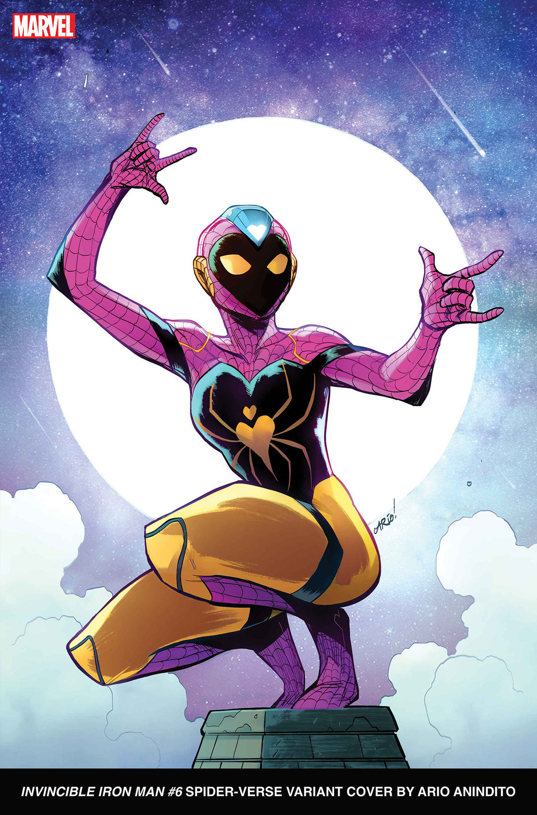 Invincible Iron Man #06 Ario Anindito Spider-Verse Variant