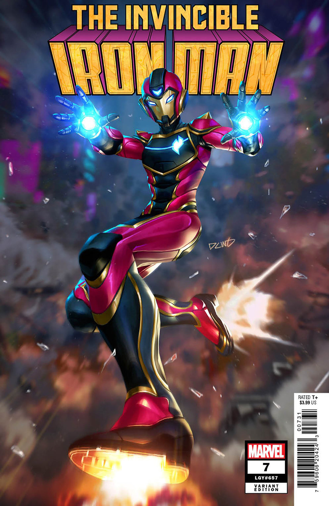 Invincible Iron Man #07 Derrick Chew Ironheart Variant