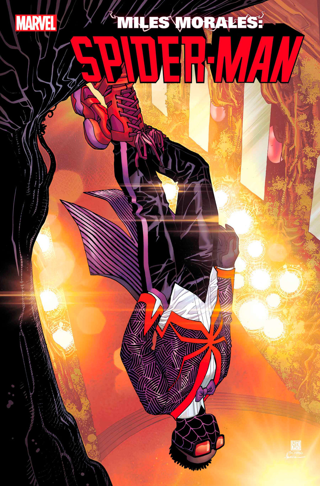 Miles Morales Spider-Man #08 Bernard Chang Hellfire Gala Variant
