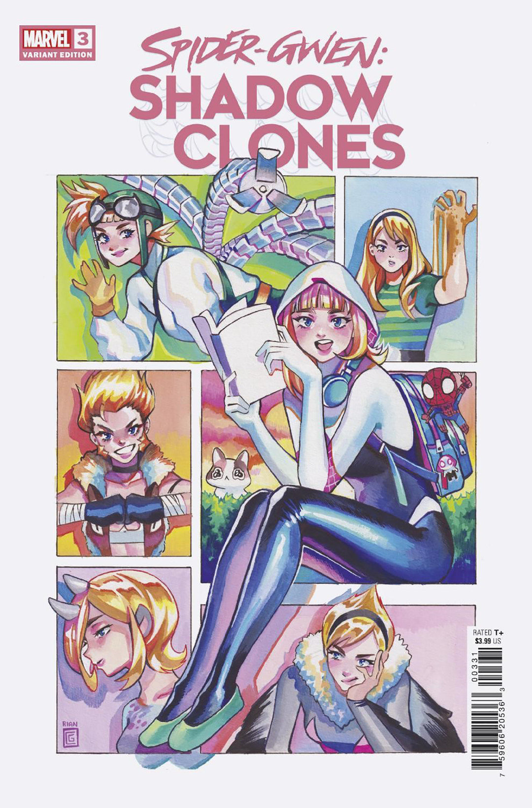 Spider-Gwen Shadow Clones #3 Rian Gonzalez Variant