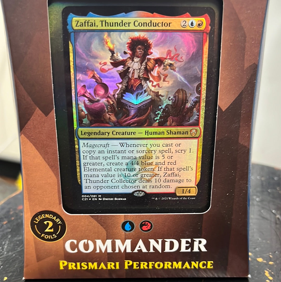 Strixhaven School if Mages Commander Deck: Prismari Performance
